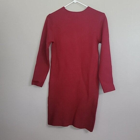 Arianna By Howard's Red Stretchy Dress Size S/M - Picture 5 of 5